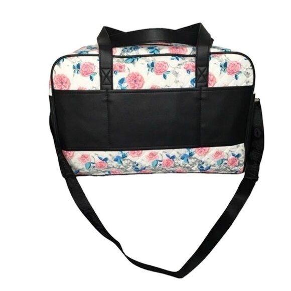 NWT BETSEY JOHNSON FLORAL QUILTED WEEKENDER BAG COTTAGECORE TRAVEL VACATION‎ - Picture 5 of 13